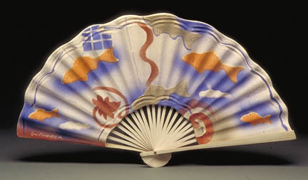Porcelain Chinese Fan by George Woideck
